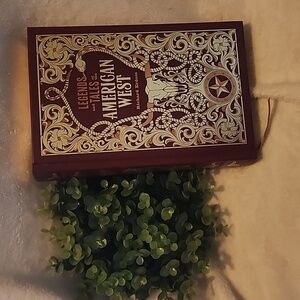 Deluxe leather-bound edition of "Legends and Tales of the American West"